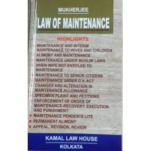 Mukherjee's Law of Maintenance [HB] by Kamal Law House